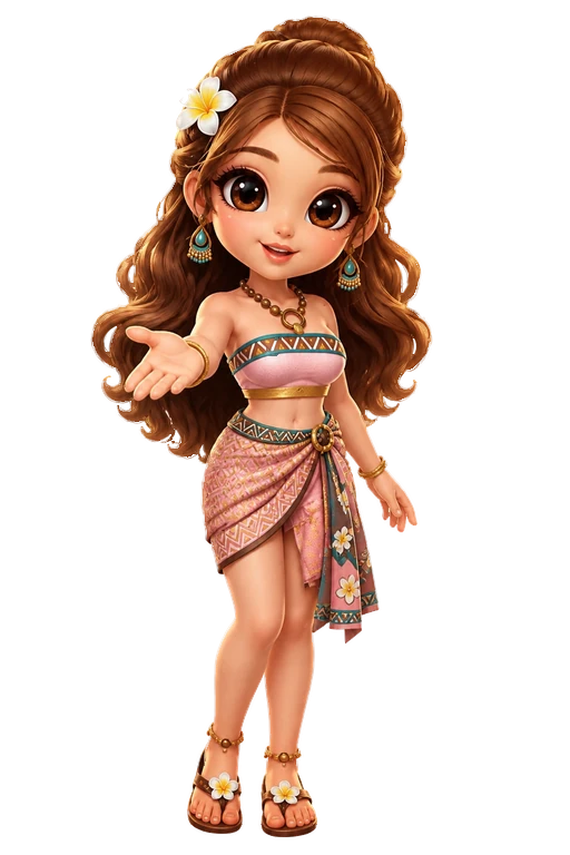 น้องม่วนซื่น ผู้ต้อนรับในเกม